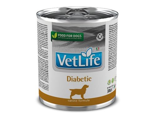 Лечебный корм FARMINA VETLIFE DIABETIC Диета Фармина для собак при Диабете (цена за упаковку) 300г х 6шт